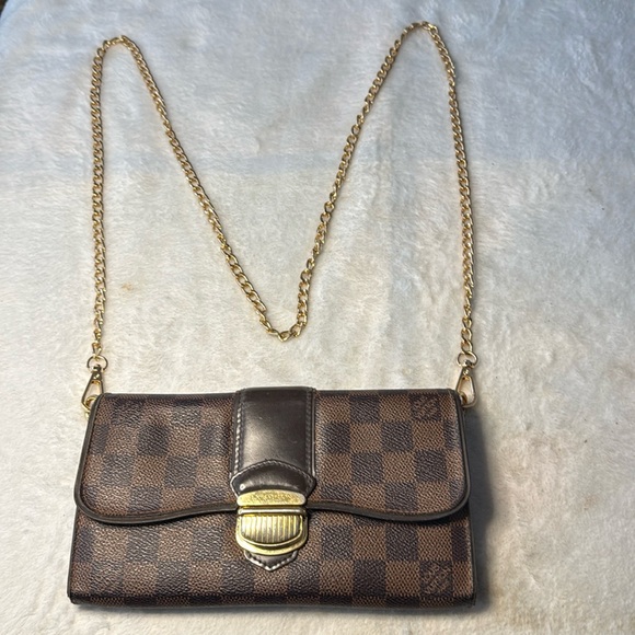 Louis Vuitton Damier Portefeiulle Sistina Long Bifold Wallet - Picture 1 of 13